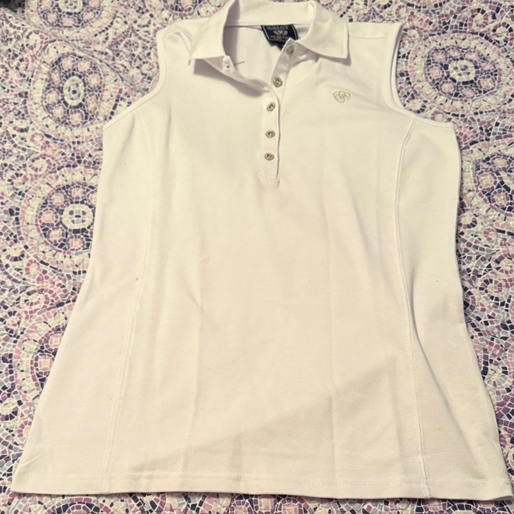 Women's Ariat Sleeveless Polo Shirt